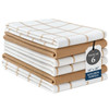 LANE LINEN Cotton Kitchen Towels and Dish Cloths Set, 6-Pack  Absorbent, Quick-Drying Dish Towel, 18" x 28", Soft, Premium Hand and Tea Towels - Bei