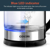COSORI Speed-Boil Electric Tea Kettle, 1.7L Hot Water Kettle (BPA Free) 1500W Auto Shut-Off & Boil-Dry Protection, LED Indicator Inner Lid & Bottom,