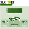 XLX TURF Green Artificial Grass Table Runner for Easter Golf Party Decorations - 12 x 36 Inches Short Fake Grass Crafts Table Centerpiece Wedding Bab