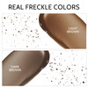 KYDA 2PCS Liquid Freckle Makeup Pen,Water Resistant Faux Freckle, Natural Looking Buildable Long Lasting Faux Freckles,Soft Dot Sopt Pen Magic for Al