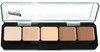 Graftobian HD Glamour Crème Foundation Palette (Highlight & Contour Light) - High Definition 5 Color Makeup Palette, Cream Based Hi-Lite and Contour