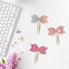3Pcs Cute Bow Bookmark, Elegant Pink Bowknot Paper Clips Bookmark, Dainty Page Markers for Books, Cute Paperclip Book Markers for Book Lovers, Women,