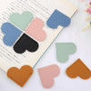 Leather Heart Bookmarks, 12 PCS Cute Corner Page Book Marks for Reading Women & Book Lovers, Handmade Bookmarks Reading Accessories for School Office