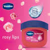 Vaseline Lip Therapy Rosy Lips 3-Pack  Moisturizing Lip Balm for Very Dry Lips in Mini Jars, 0.25 Oz.