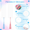 DEXLALA 100Pcs Acrylic Bookmark Blanks, Clear Acrylic Bookmarks with 30Pcs Colorful Tassel & 4 Rolls Ribbon,Transparent Rectangle Bookmarks Bulk for