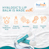 Hyalogic HA Lip Balm - Hyaluronic Acid & Organic, Natural Coconut Oil - Soothes Dry, Chapped Lips - Plumping, Moisturizing & Nourishing - Unflavored