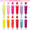 EXPRESSIONS 12-Pack Flavored Lip Gloss Bulk Set | Non-Toxic, Kid-Safe Squeeze Tubes for Party Favors, Goodie Bag Fillers & Classroom Gifts