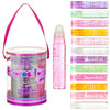 EXPRESSIONS 12pc Roll On Lip Gloss Set with Carrying Case, 12-Piece Glossy Lip Makeup - Assorted Fruity Flavors, Non Toxic, Kid Friendly, Party Gift,