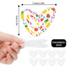 20 Pack Acrylic Heart Sublimation Paper Clips 3 X 2.7 Inch Heart Shaped Sublimation Clipboard Blanks Acrylic Sublimation Bookmarks Heart Paper Clips