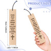 Faith Gifts for Women Religious Bookmarks Bible Verses Faith Based Gifts First Communion Gifts Wooden Bookmark Gift for Book Lovers Inspirational Chr