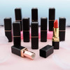 Allwon 10Pcs Black Empty Lipstick Tubes DIY Lip Balm Container (Square Tube)