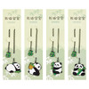 OLYCRAFT 4 Styles Metal Bookmark with Enamel Panda Pendant Bookmark Reading Book Lovers Gift Office School Stationery Supplies for Readers Best Frien