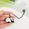 OLYCRAFT 4 Styles Metal Bookmark with Enamel Panda Pendant Bookmark Reading Book Lovers Gift Office School Stationery Supplies for Readers Best Frien
