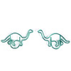 12pcs Dinosaur Animal Shaped Paper Clips, Cute Metal Bookmark Clips for School Office Desk Gift Organizing Supplies