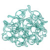 12pcs Dinosaur Animal Shaped Paper Clips, Cute Metal Bookmark Clips for School Office Desk Gift Organizing Supplies