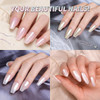 White Pearl Chrome Nail Powder, Galentines & Valentines Day Gifts, Girls Nail Party Favors, Iridescent Aurora Chrome Powder Metallic Mirror Effect, P