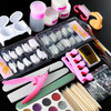 Swiftrans Acrylic Nail Kit with Everything,12 Colors Acrylic Powder Liquid Brush Glitter File Tips Gel Nail Art Tools Kit, Acrylic Nail Kit with Ever