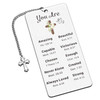 Bible Bookmark for Teen Girls Boys, Baptism Gifts for Women, First Communion Gift for Girls Boys, First Reconciliation Gift