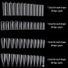 Dual Nail Form Kit, 480pcs Dual Forms for Polygel Stiletto Coffin Ballerina Extension Forms 10pcs Clear Clips With Gel Brush Pen Nails Files Buffer N