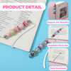 Beadable Bookmarks 20pcs Beaded Bookmark DIY Metal Blank Bar Bulk for Beads Craft Jewelry Pendant Charm Gift Modern Beaded for DIY Making Craft Book