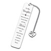Valentines Day Gifts for Daughter Teen Girls Valentines Gifts for Kids College Students Inspirational Bookmark, Daughter Bookmark 18th 21st Birthday