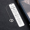 Valentines Day Gifts for Daughter Teen Girls Valentines Gifts for Kids College Students Inspirational Bookmark, Daughter Bookmark 18th 21st Birthday