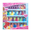 Disney Princess 15 Piece Water-Based Nail Polish with 3 Toe Spacers, Quick Dry, Peel Off, Gift Kit Set for Kids Girls, Ages 3 by Townley Girl