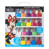 Townley Girl Disney Minnie Mouse 18 Pcs Non-Toxic Peel-Off Nail Polish Set for Girls, Glittery and Opaque Colors Perfect for Birthday Age 3