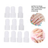 Nail Protector,Nail Polish Protector, Finger Nail Protector Tips 10Pcs/set Nail Polish Varnish Protector Holder Manicure Finger Nail Art Tips Cover