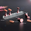 JUSTOTRY 2 Sets Pink Nail Stand for Press on Nails Display, Magnetic Fake Nails Holder for Painting Nails Practices, Beginner Acrylic Nail Art Kit Ac