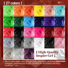 JEWHITENY 30pcs Gel Nail Polish Kit With 27 Colors + Matte Top Coat, Base Coat And Top Coat Polish Set For Manicure Nail Art Salon/Home Starter (Pack