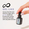 Eternal Gel Like Top Coat, Gel-Like Shine, Ultra Fast Drying & Long-Lasting Nail Top Coat, No UV Lamp Needed