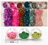 XICHEN 24 Pcs/Colors Glitter Powder Dust Nail Art Tip Decoration