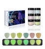 Legacy Nails Professional COLLECTION Acrylic Powder Kit 6 Colors Nail Art Set for Manicure DIY for Dip & Acrylic Nail Extensions (GLOW COLLECTION)