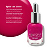 Nailtopia - Plant-Based Chip Free Nail Lacquer - Non Toxic, Bio-Sourced, Long-Lasting, Strengthening Polish - Spill The Juice (Magenta) - 0.41oz