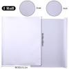 CRASPIRE 43.3 x 16.53 Silk Book Cloth for Book Binding White A3-A8 Fabric Surface Paper Backed Bookcover Bookbinding Supplies Book Covering Protector