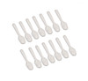 500Pcs 3 Inch Clear Mini Plastic Spoons Disposable Tasting Spoon Scoops for Dessert Ice Cream Appetizer Cake Spices Food Supply