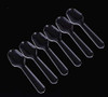 500Pcs 3 Inch Clear Mini Plastic Spoons Disposable Tasting Spoon Scoops for Dessert Ice Cream Appetizer Cake Spices Food Supply