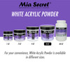 Mia Secret White Acrylic Powder (8oz)