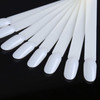 200 Pcs False Nail Art Tips Display, Natural Nail Sample Stick with Metal Split Ring Holder
