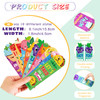 Teling 80 Pcs Scented Bookmarks and Smelly Pencils with Cute Toppers Set Fun Pencils Fruit Food Theme Scratch and Sniff Bookmarks Cartoon Pen Toppers