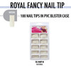 Mia Secret - Royal Fancy 100 Nail Tips (Natural)