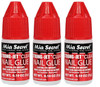 3pcs Mia Secret Strong-Jet Clear Drop On Nail Glue - Fast Drying and Long Lasting