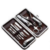 Tseoa Manicure, Pedicure Kit, Nail Clippers, Professional Grooming Kit, Nail Tools with Luxurious Travel Case, Set of 12  (nail clippers 12pcs)