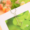 12Pcs Metal Bookmark Clip Gold Paper Clip Office Arrow Page Marker School Students Bookmark Marking Clip 2x0.6inch