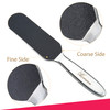 Professional Pedicure Foot File - Reusable Stainless Steel Cracked Skin Corns Callus Remover Feet Rasp