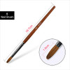 KADS Kolinsky Sable Acrylic Nail Art Brush Red Wood Pen Nail Brush for Nail Art Manicure Tool (6#)