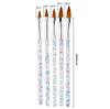 Artdone 31pcs Nail Art Brushes, Nail Art Tool Set, Dotting Tools, Dust Brush,Striping Brushes for Long Lines, Drawing Pen For Gel Polish Design suppl