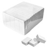 Karlash Nail Mini White Buffer Block File 80/100 Grit 2 Sided (130pc White)