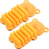 2 Pieces Kids Nail Scrubber Brush Soft Bristle Nail Brush Plastic Fingernail Brush for Kids Hand Cleaning